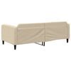 vidaXL Tagesbett Creme 100x200 cm Stoff