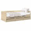 vidaXL Tagesbett mit Schubladen ohne Matratze Sonoma-Eiche 90x190 cm