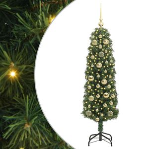 vidaXL K&uuml;nstlicher Weihnachtsbaum mit 150 LEDs mit St&auml;nder Gr&uuml;n 120 cm