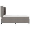 vidaXL Boxspringbett mit Matratze Taupe 160 x 200 cm Stoff