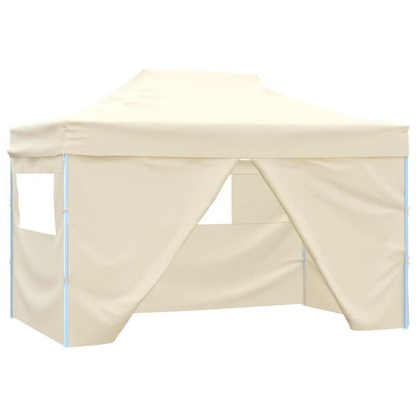 vidaXL Party-Zelt Creme 291 x 431 x 315 cm Oxford-Stoff