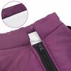 vidaXL Hundemantel mit Geschirr Lila L28 Fleece und Polyester