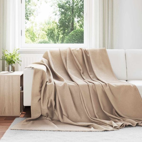 vidaXL Wohndecken 24 pcs Kamel 240 x 220 cm Fleece