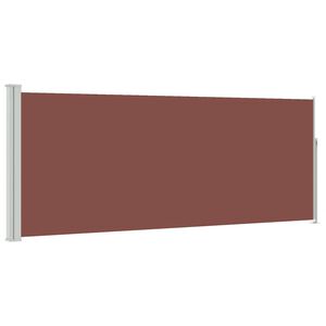 vidaXL Ausziehbare Seitenmarkise 120x300 cm Braun