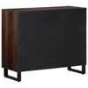 vidaXL Sideboard Braun 90x34x75 cm Massivholz Mango