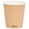 vidaXL Kaffee-Pappbecher 200 ml 250 Stk. Braun