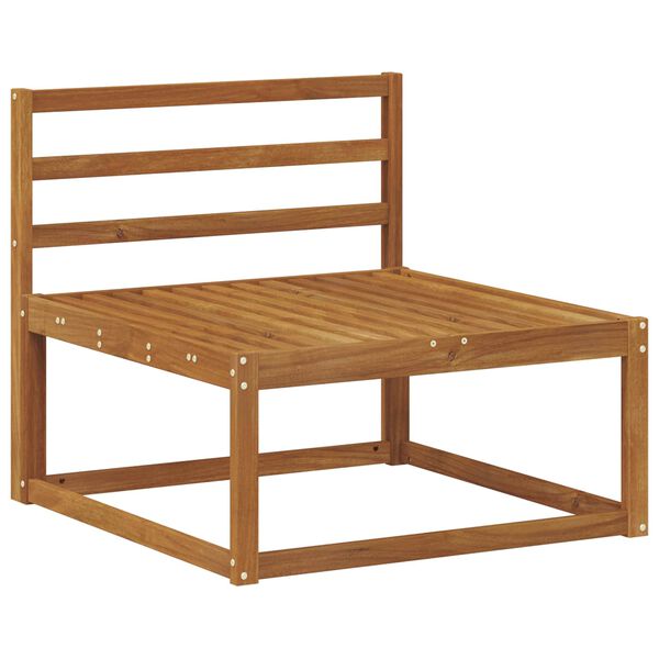 vidaXL Outdoor-Sofagarnitur 11 pcs Natur Massivholz Akazie