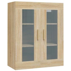 vidaXL H&auml;ngeschrank Sonoma-Eiche 69,5x34x90 cm