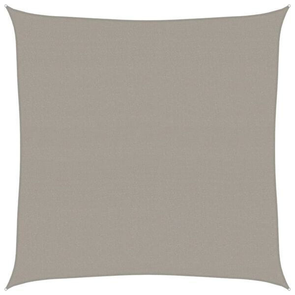 vidaXL Sonnensegel 160 g/m² Quadratisch Hellgrau 4,5x4,5 m HDPE