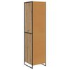 vidaXL Warderobe mit T&uuml;r 2 pcs Kunsthandwerk Eiche 50 x 50 x 200 cm