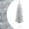 vidaXL K&uuml;nstlicher schlanker Weihnachtsbaum 150 cm PVC und Stahl