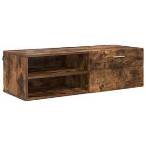 vidaXL Holzschrank Ger&auml;ucherte Eiche 100,5 x 39 x 30 cm Holzwerkstoff