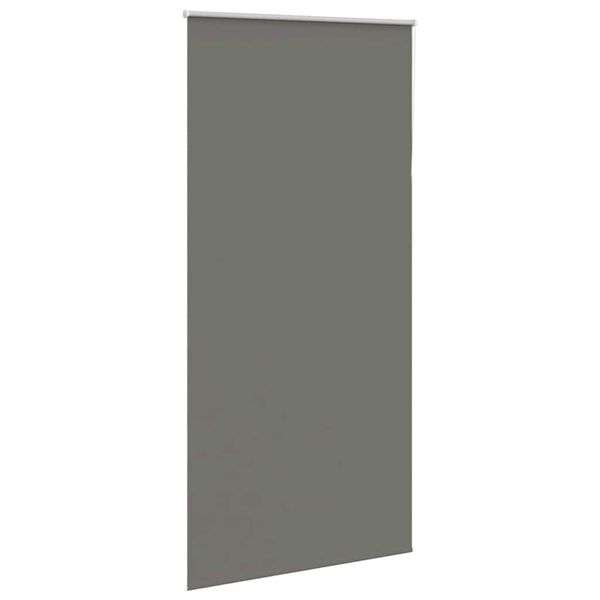 vidaXL Verdunkelungsrollo Grau 105x210cm Stoffbreite 100,7cm Polyester