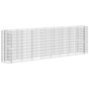 vidaXL Gabionen-Hochbeet Verzinktes Eisen 330x50x100 cm