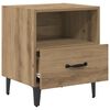 vidaXL Nachttisch Artisan-Eiche 40 x 35 x 47,5 cm Holzwerkstoff