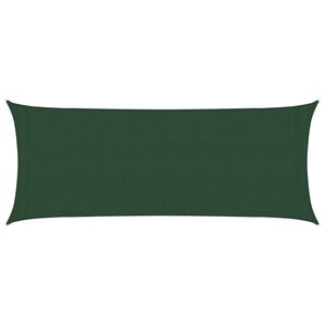 vidaXL Sonnensegel 160 g/m&sup2; Dunkelgr&uuml;n 2x5 m HDPE