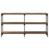 vidaXL Konsolentisch Altholz 150 x 29 x 75 cm Sperrholz und Metall