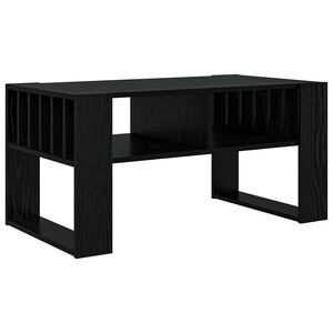 vidaXL Couchtisch Schwarz Eichen-Optik 92 x 49,5 x 45 cm Holzwerkstoff