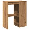 vidaXL Bartisch mit Regal Artisan-Eiche 90x47,5x103,5 cm Holzwerkstoff