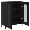 vidaXL Sideboard Schwarz Eichen-Optik 69,5 x 34 x 90 cm