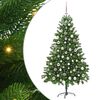 vidaXL Weihnachtsbaum mit 300 LEDs mit St&auml;nder Gr&uuml;n 180 cm PE