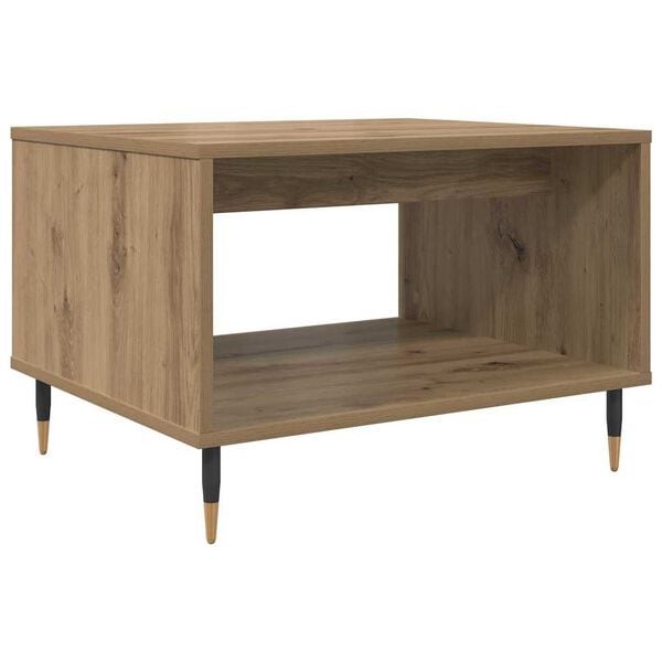 vidaXL Couchtisch Artisan-Eiche 60 x 50 x 40 cm Holzwerkstoff