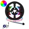 vidaXL LED-Streifen 12 stk. Schwarz und Transparent