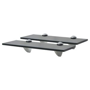 vidaXL Schweberegale 2 Stk. Glas 30x20 cm 8 mm