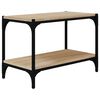 vidaXL TV-Schrank Sonoma-Eiche 60x33x41 cm Holzwerkstoff und Stahl