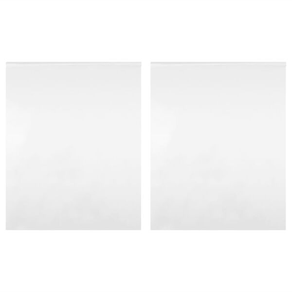 vidaXL Spiegelfolien 2 Stk. Selbstklebend 90x200 cm PET