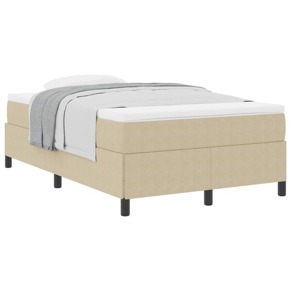 vidaXL Boxspringbett Grau-Gr&uuml;n 120 x 200 cm Samt