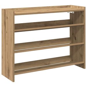 vidaXL Schuhregal Artisan-Eiche 80x25x62 cm Holzwerkstoff