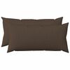 vidaXL Kissenbezug 2 stk. HEERLEN Taupe 40 x 80 cm Stoff