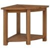 vidaXL Bad Beistelltisch Natur 45 x 45 x 46 cm Massivholz Teak