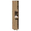 vidaXL Badschrank Artisan-Eiche 32x34x188,5 cm Holzwerkstoff