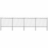 vidaXL Gartenzaun | Stahl | Robust | Modern