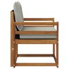 vidaXL Outdoor-Sofagarnitur Massives Akazienholz und Textilene