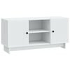 vidaXL TV-Schr&auml;nk 102 x 34,5 x 50 cm Wei&szlig; Holzwerkstoff