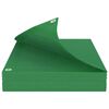 vidaXL Plane mit &Ouml;sen Gr&uuml;n 6 x 6 m 140 gsm PE