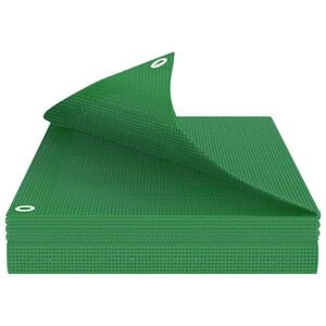 vidaXL Plane mit &Ouml;sen Gr&uuml;n 6 x 6 m 140 gsm PE