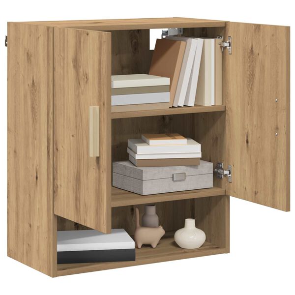 vidaXL Wandschrank Kunsthandwerk Eiche 60 x 31 x 70 cm Holzwerkstoff