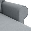 vidaXL Sofa Hellgrau Gesamtabmessungen: 215 x 138 x 80 cm (B x T x H)