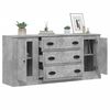 vidaXL Sideboards 3 Stk. Betongrau Holzwerkstoff