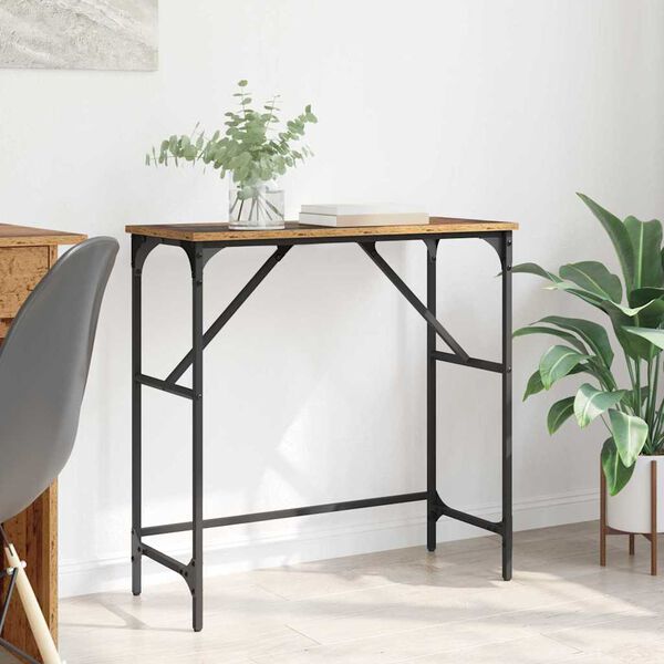 vidaXL Konsolentisch Altholz 75 x 32 x 75 cm Holzwerkstoff