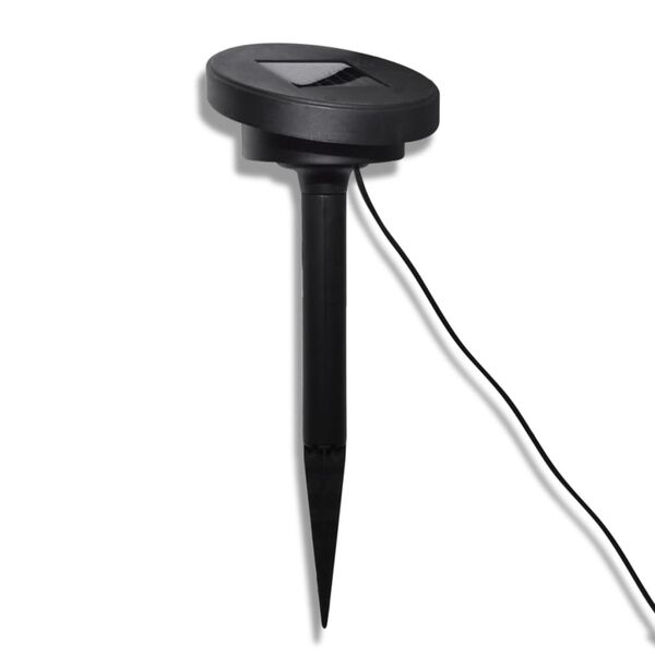 vidaXL Solarkugel 3 LED Gartenleuchten mit Erdspie&szlig;en & Solarmodul