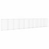 vidaXL Gabionenwand mit Abdeckung Verzinkter Stahl 600&times;30&times;100 cm