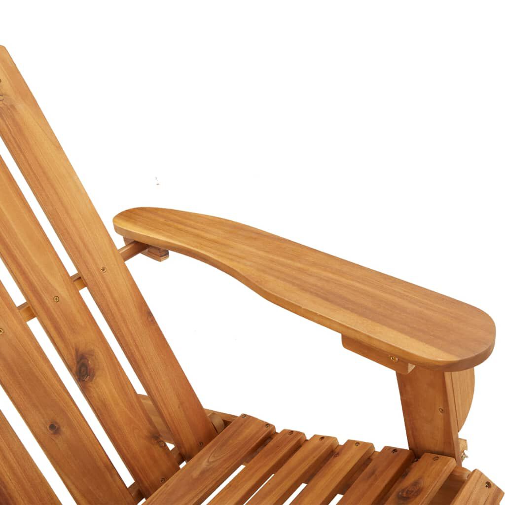 YEFU Adirondack Stuhlkissen, 124 X 50 Cm, Ziegelrot – Verdickt, Wasserabweisend | Für Schaukelstuhl & Gartenstuhl