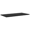vidaXL Regalbrett 4 pcs Schwarz 80 x 40 x 1,5 cm Holzwerkstoff