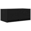 vidaXL TV-Schrank Schwarz Eichen-Optik 60x31x25,5 cm Holzwerkstoff