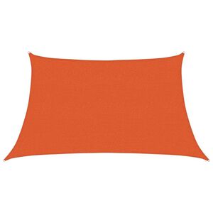 vidaXL Sonnensegel 160 g/m&sup2; Trapezform Orange 3/4x2 m HDPE